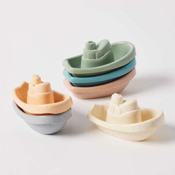 Eco-Friendly Bath Boats 6 Pack