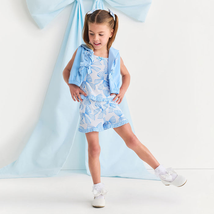 Edda Ruffled Hem Cami Short Set