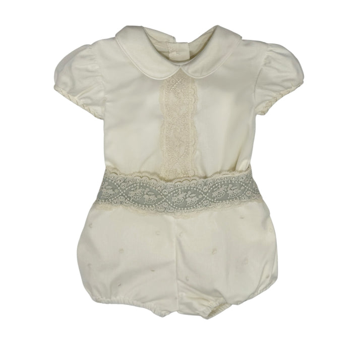 Edward Baby Dusty Green/Ivory 2-piece Set