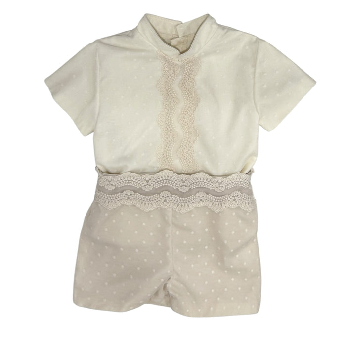 Edward Boy Beige/Ivory 2-piece Set
