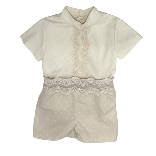 Edward Boy Beige/Ivory 2-piece Set