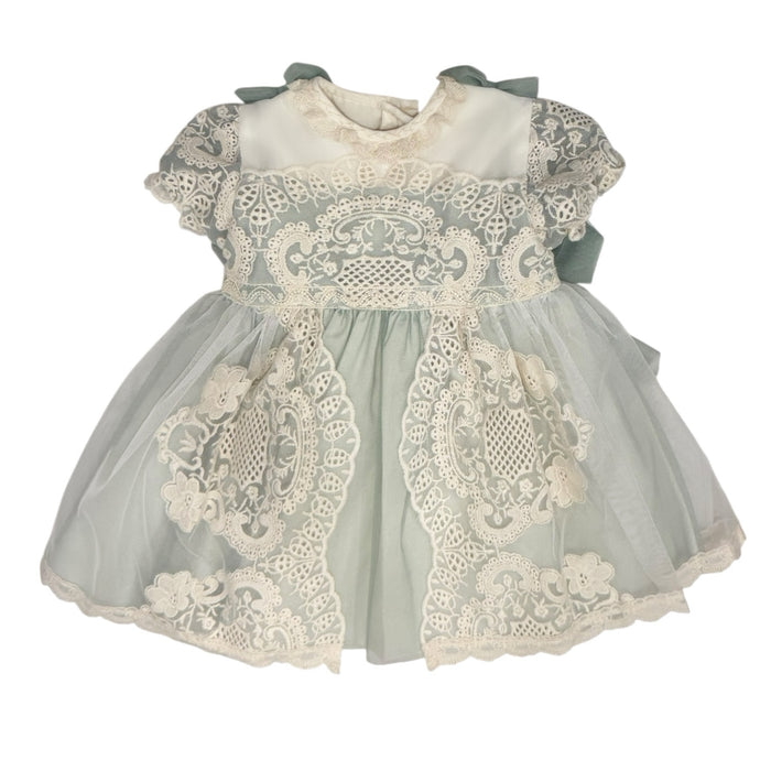 Edwarda Tower Green Lace Girl Dress