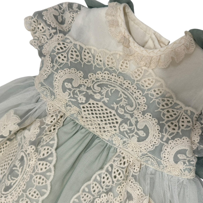 Edwarda Tower Green Lace Girl Dress
