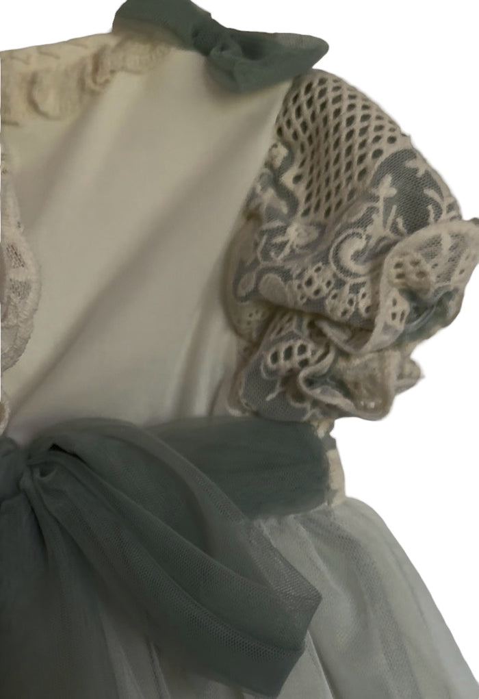 Edwarda Tower Green Lace Girl Dress