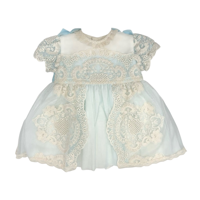 Edwarda Tower Light Blue Lace Girl Dress