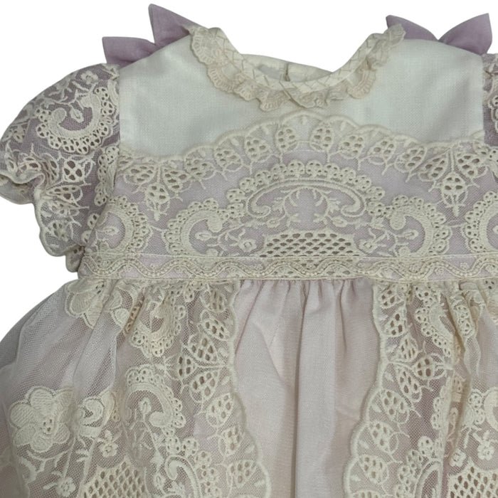 Edwarda Tower Lilac Lace Girl Dress