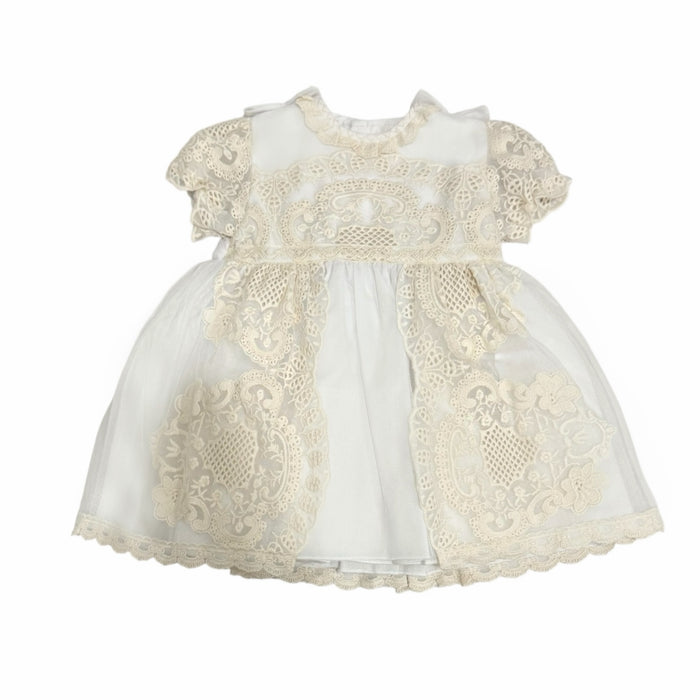 Edwarda Tower White Lace Girl Dress