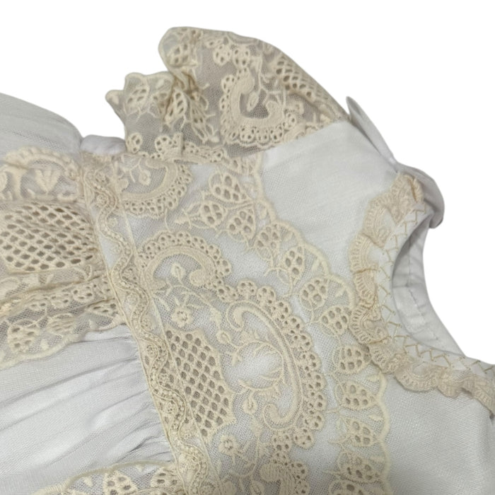 Edwarda Tower White Lace Girl Dress