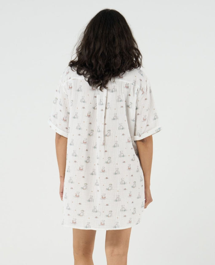 Elinor Maternity and Nursing Nightdress – Multicolour