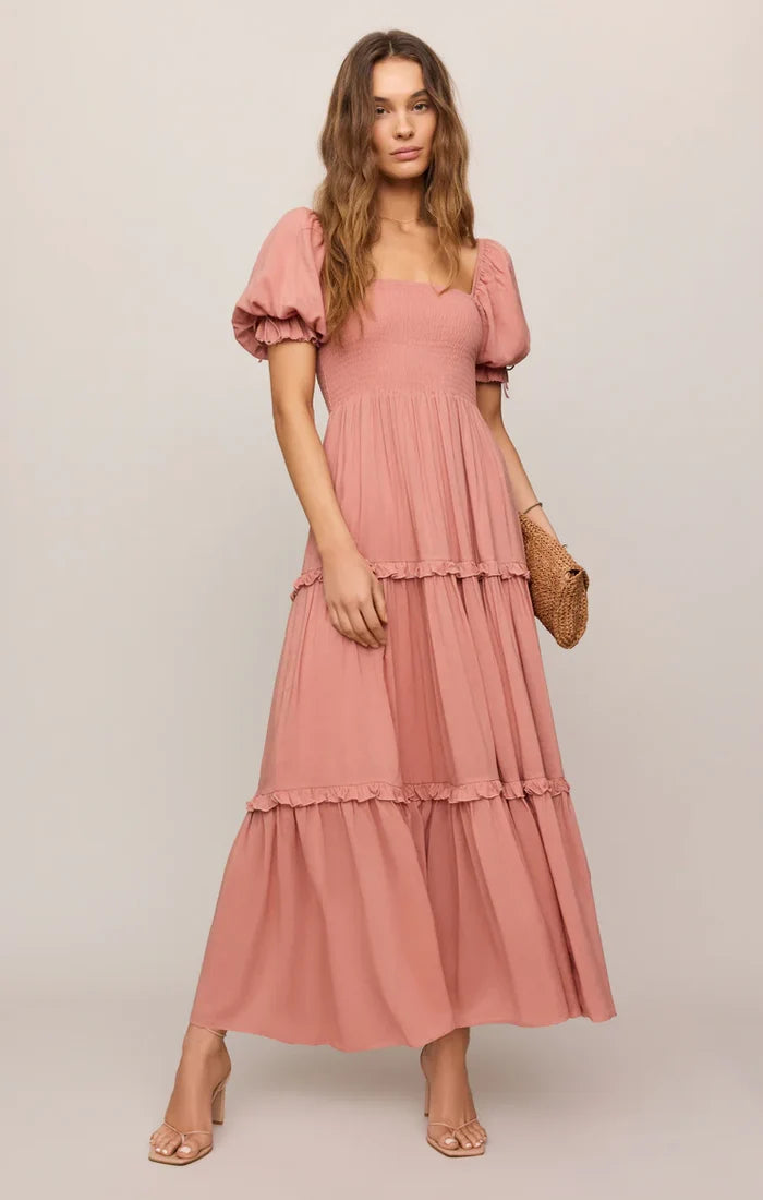 Eliora Dress - Terracotta