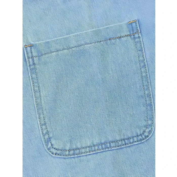 Emma Relaxed Denim-Look Dress