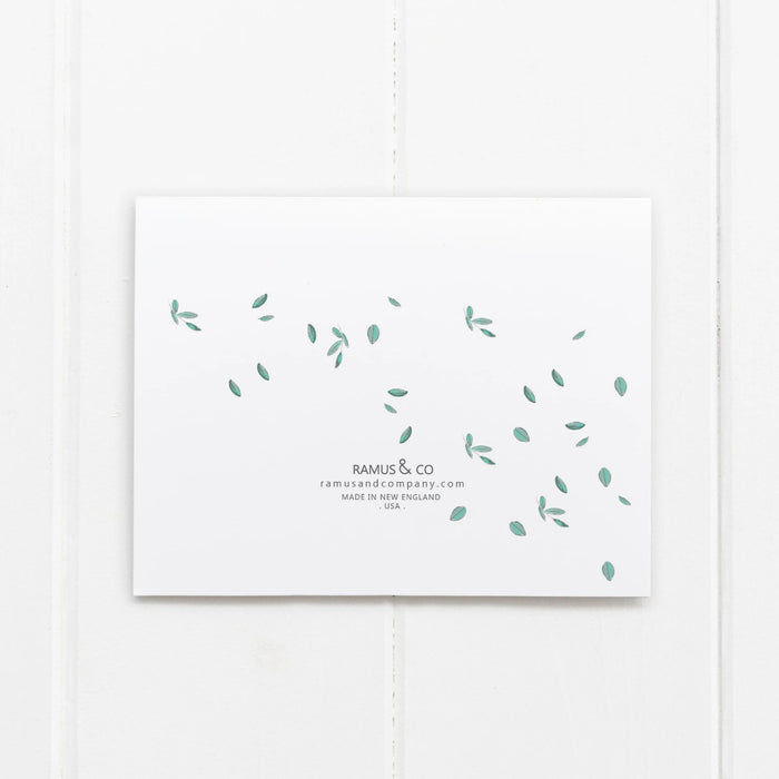 Envelope with Flowers Thinking of You Card