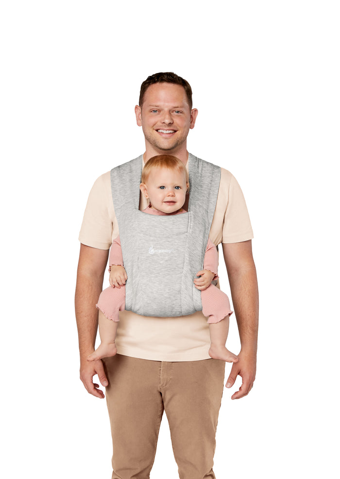 Ergobaby Embrace Newborn Baby Carrier - Soft Grey