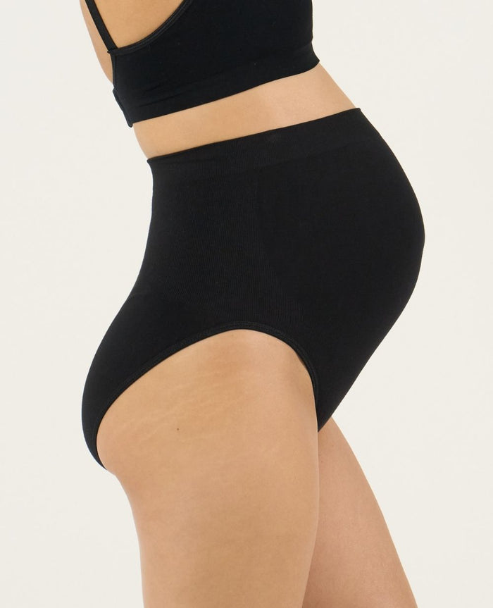 Essentiel  seamless maternity maxi brief – Black