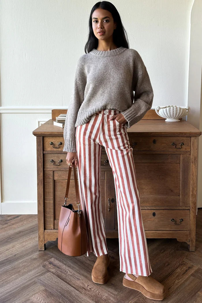 Everyday Pant - Sienna Stripe