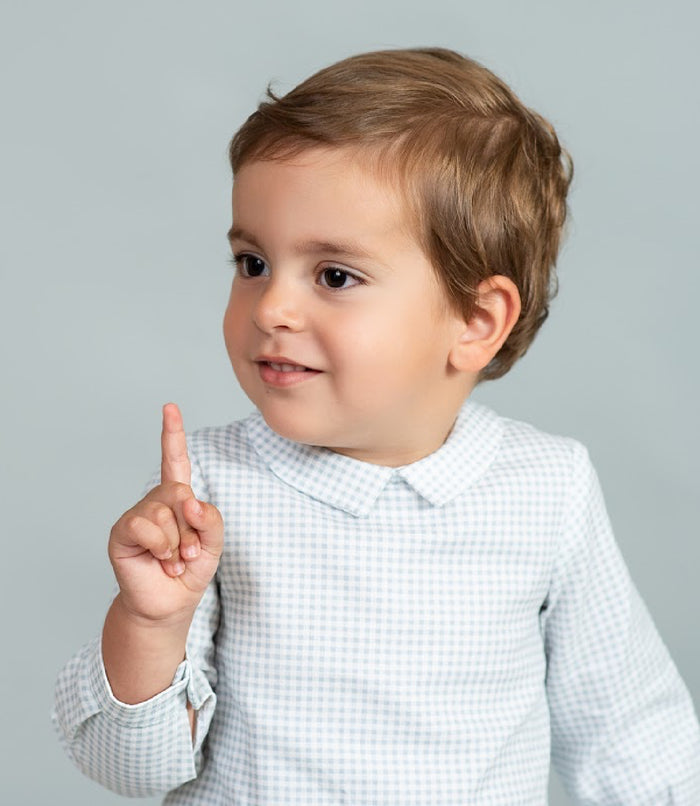 Federico Trucks Gingham 2-pc Set