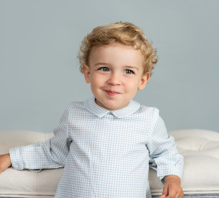 Federico Trucks Gingham 2-pc Set