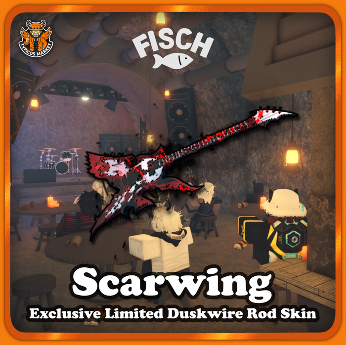 [FISCH] - Scarwing -  [Exclusive Limited Duskwire Rod Skin]