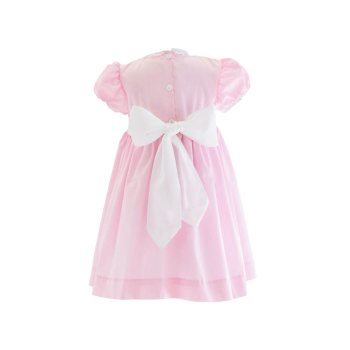 Forest Pink Handsmocked Dress