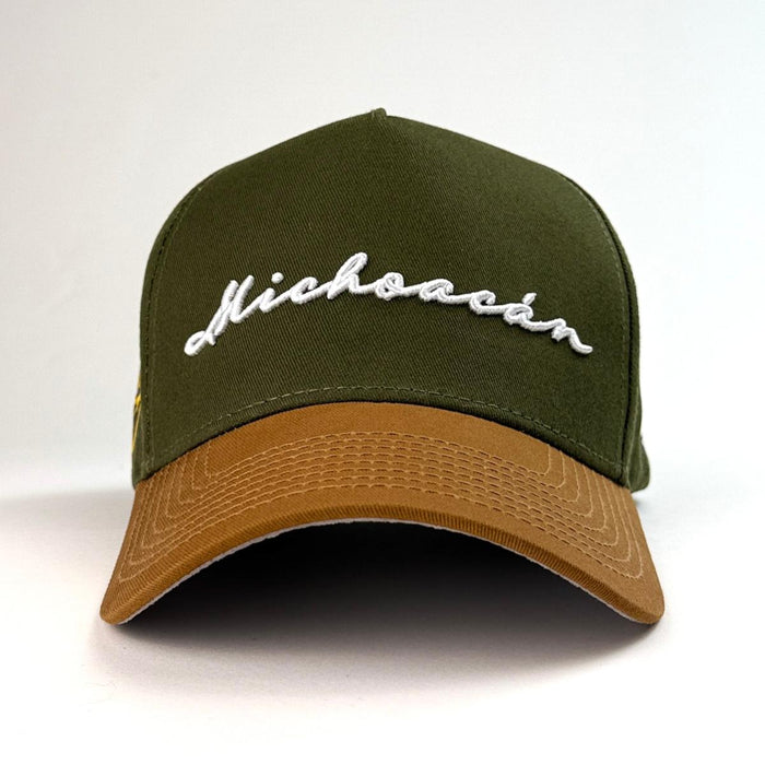Forty Five "Michoacán" Cap- Green/Brown