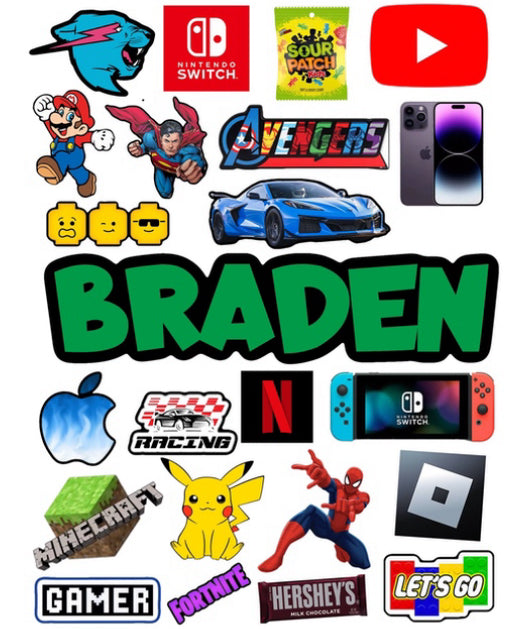 Gametime Sticker Sheet