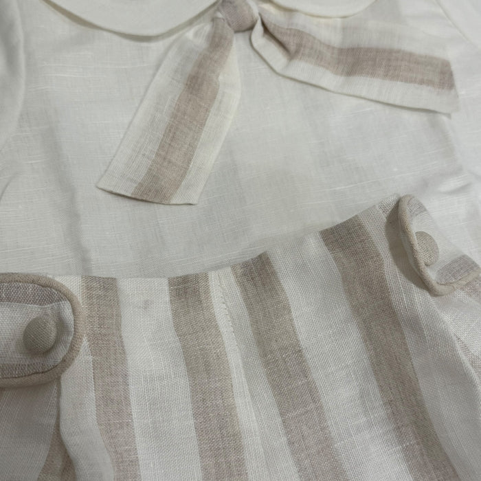 Georgina Beige Sailor Boy 2-Pc Set