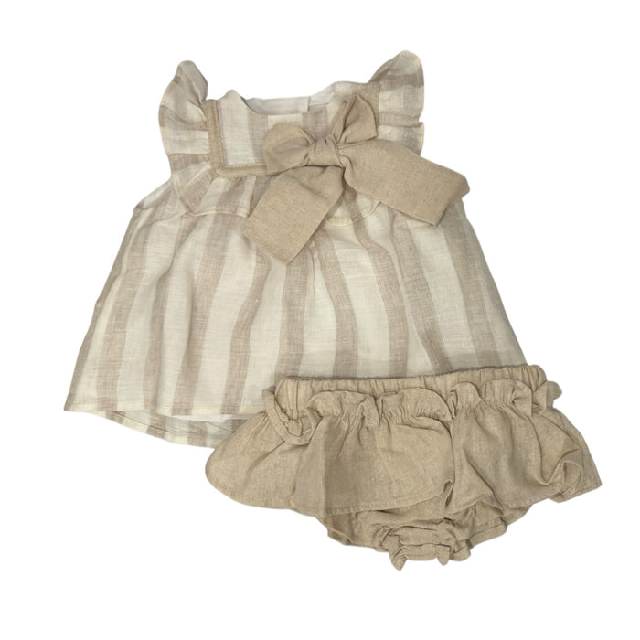 Georgina Beige Sailor Girl 2-Piece Set