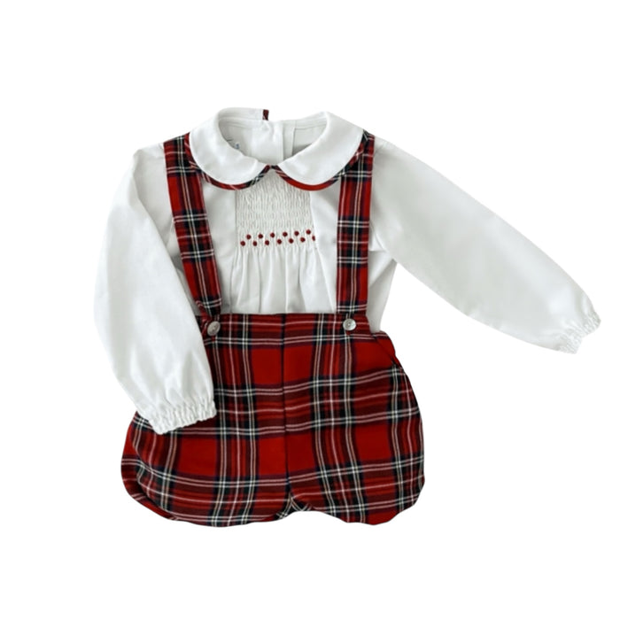 Gerardo Red Tartan 2-Piece Set