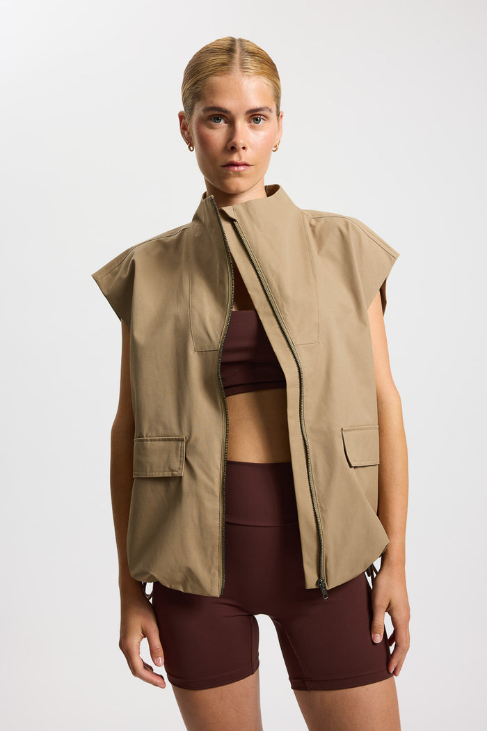 Rethinkit Gilet Cloud Jacket 3226 beige taupe