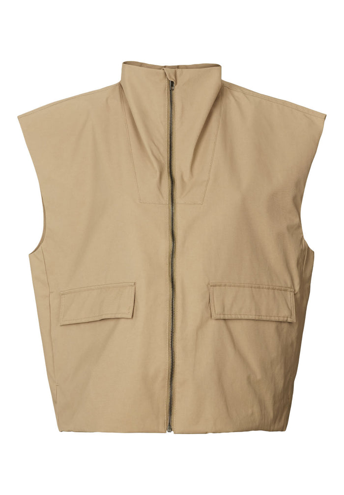 Rethinkit Gilet Cloud Jacket 3226 beige taupe