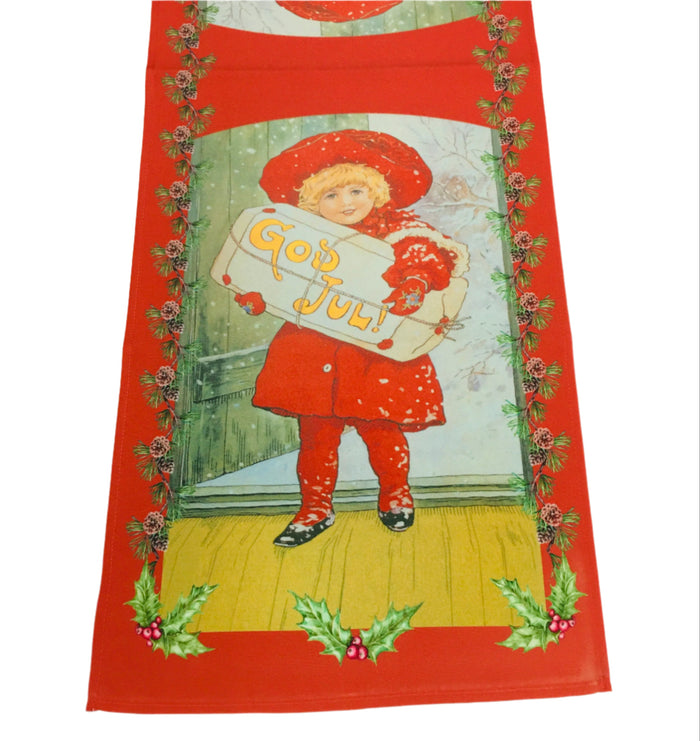 God Jul Girl Table Runner