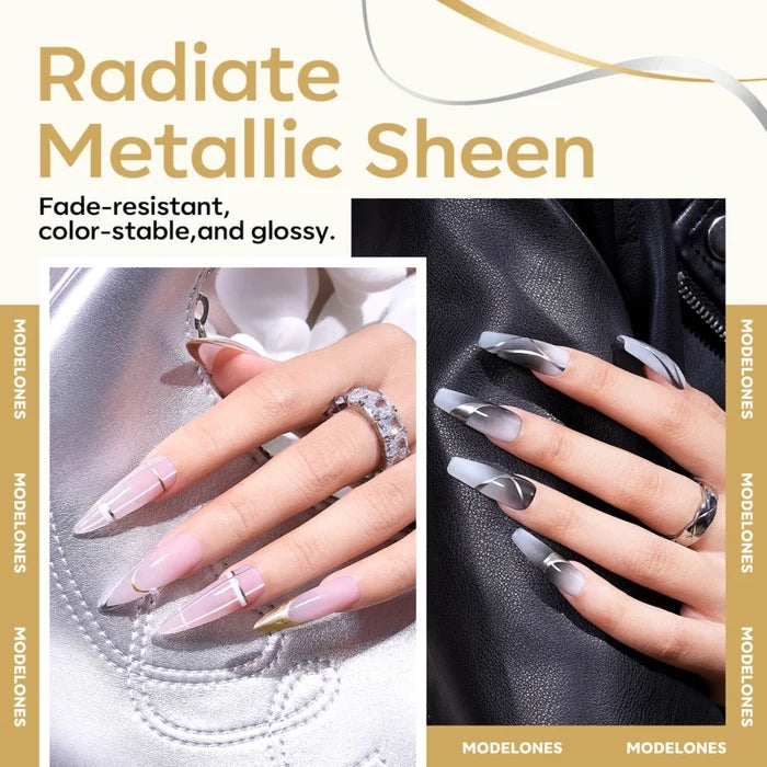Gold Foil - ExtraDetails Gel Art Liner Duo ExtraDetails Gel Art Liner MODELONES #