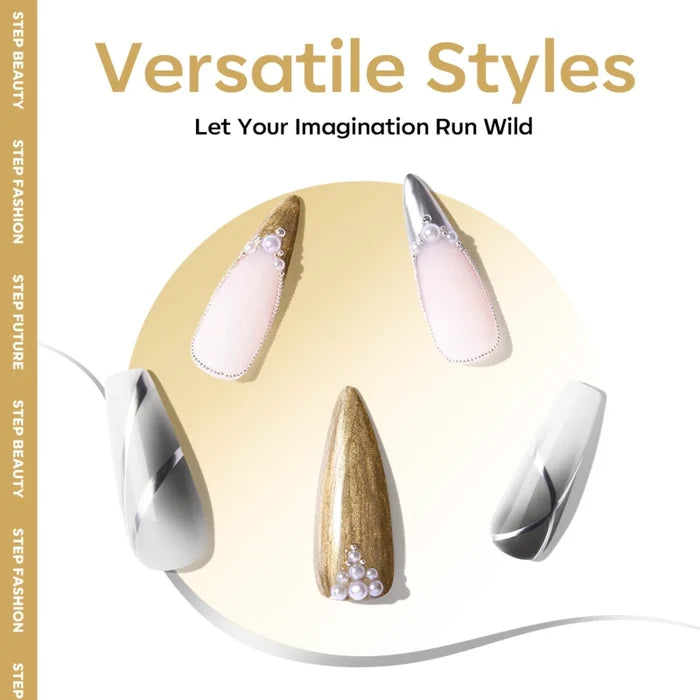 Gold Foil - ExtraDetails Gel Art Liner Duo ExtraDetails Gel Art Liner MODELONES #