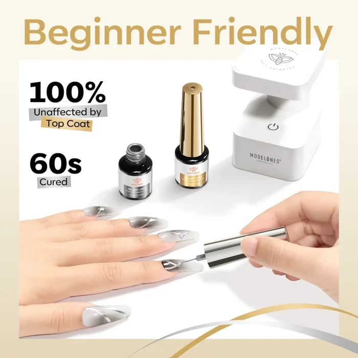 Gold Foil - ExtraDetails Gel Art Liner Duo ExtraDetails Gel Art Liner MODELONES #