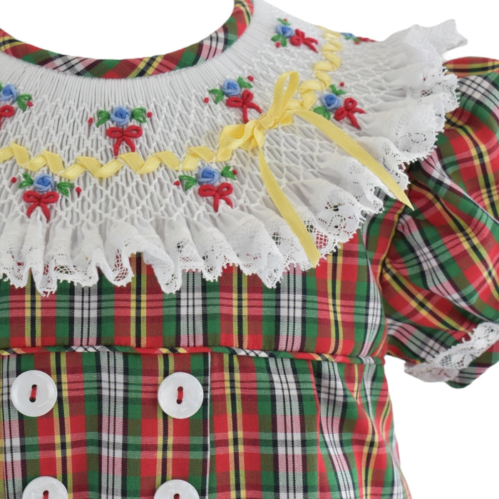 Golden Tartan Girl 2-piece set