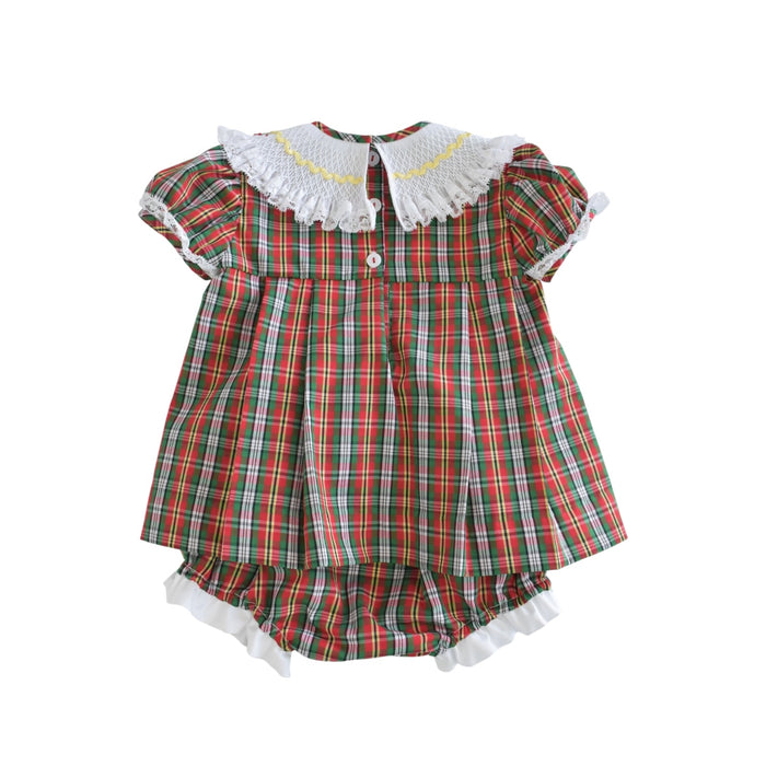 Golden Tartan Girl 2-piece set