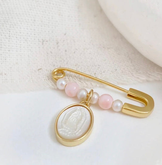 Guadalupe Nacar Virgin Blush Baby Pin