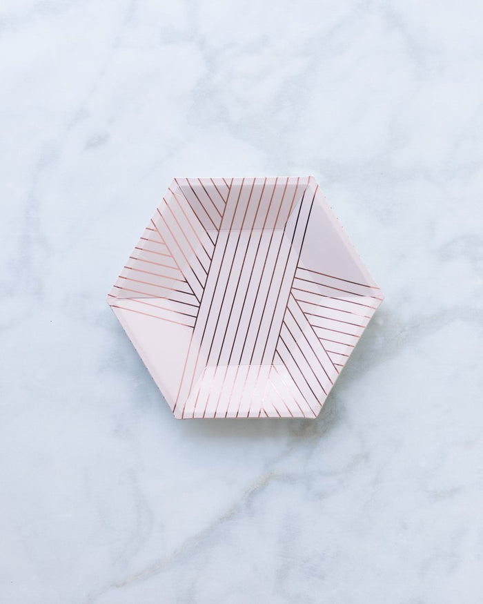 Harlow & Grey Amethyst Dessert Plates - pack of 8