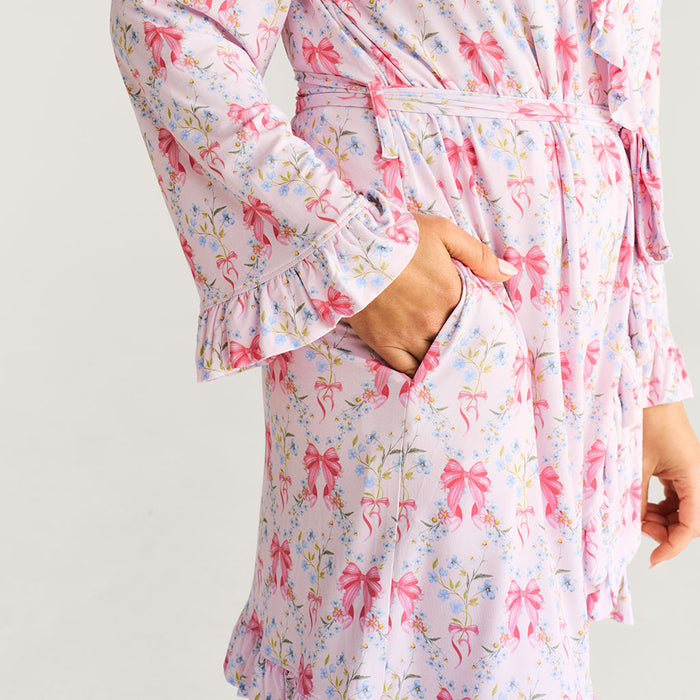 Harriet Women's Ruffled Luxe Robe