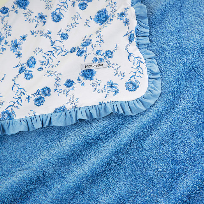 Hattie Ruffled Luxette Plush Patoo® Blanket