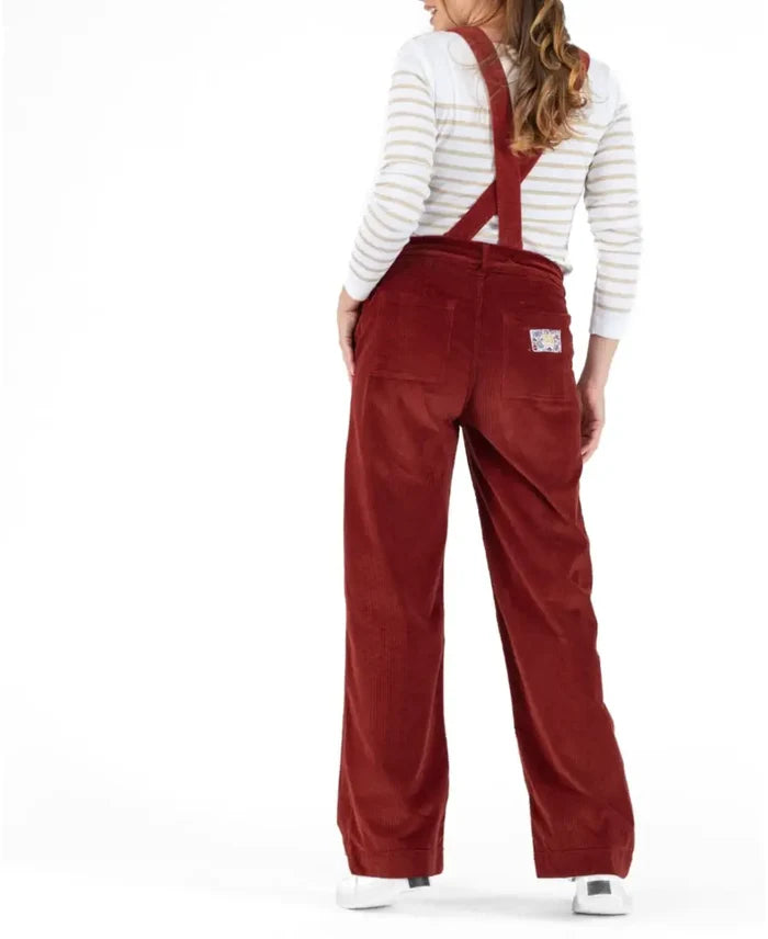 Havana Clyde velvet maternity overalls - Salopette