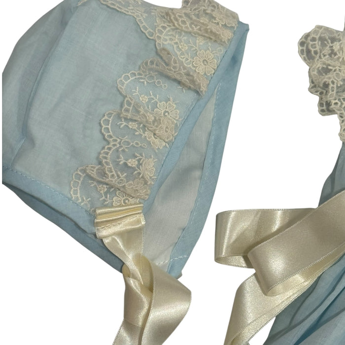 Helena Heirloom Handsmocked Light Blue Romper