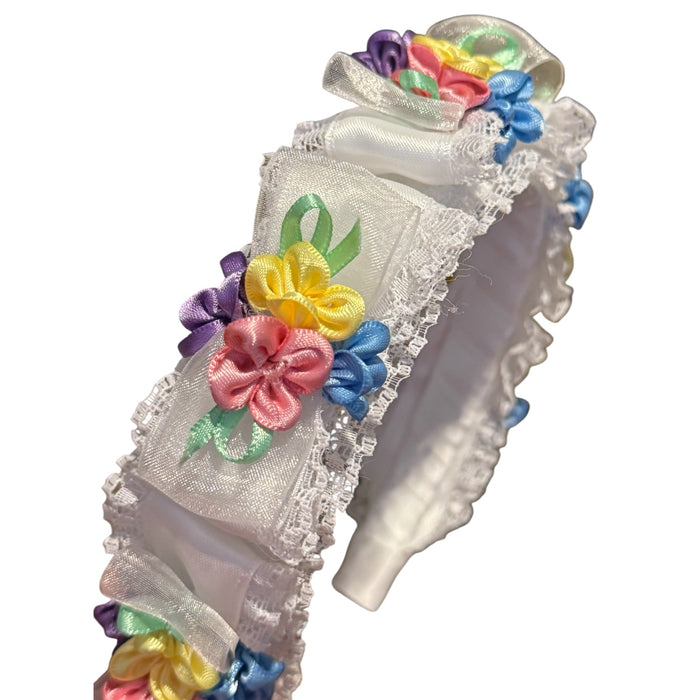 Henrietta Organza Handmade Flowers Headband