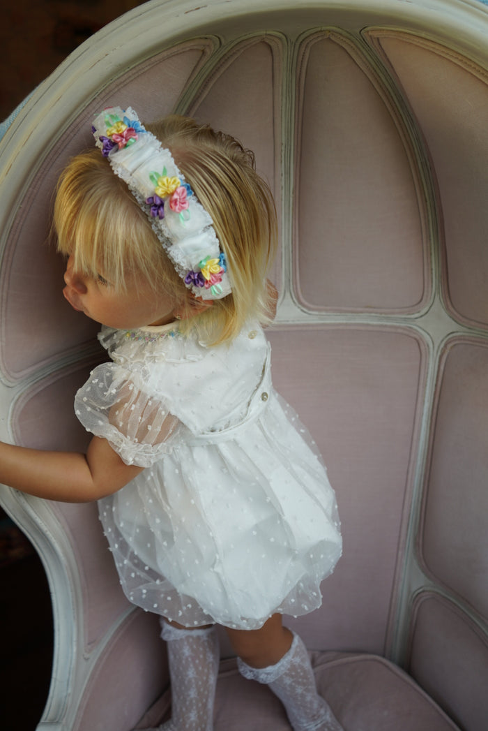 Henrietta Organza Handmade Flowers Headband