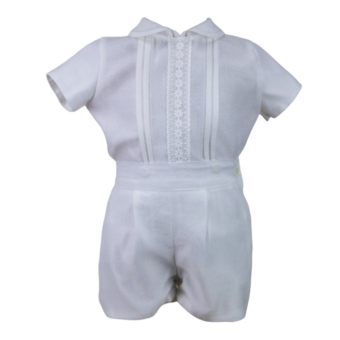 Henrik Boys Off White 2-piece Set