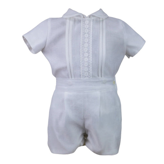 Henrik Boys Off White 2-piece Set