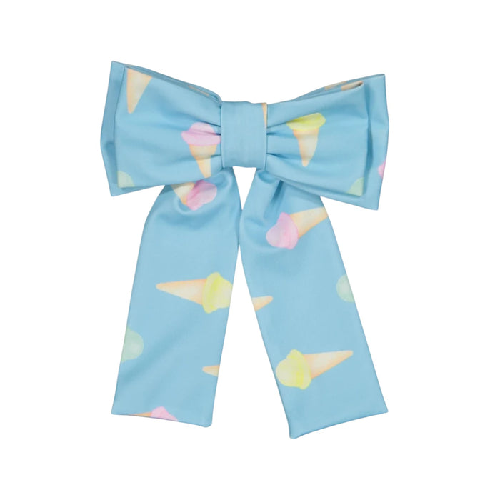 Ice Cream Lycra XL Hair Bow