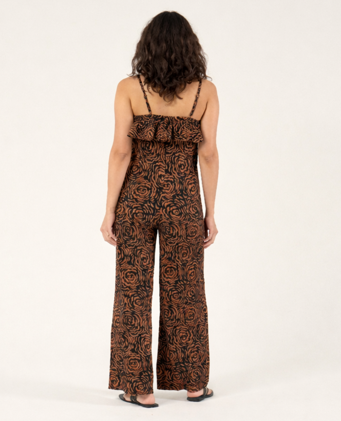 Irma maternity and nursing jumpsuit - Brown