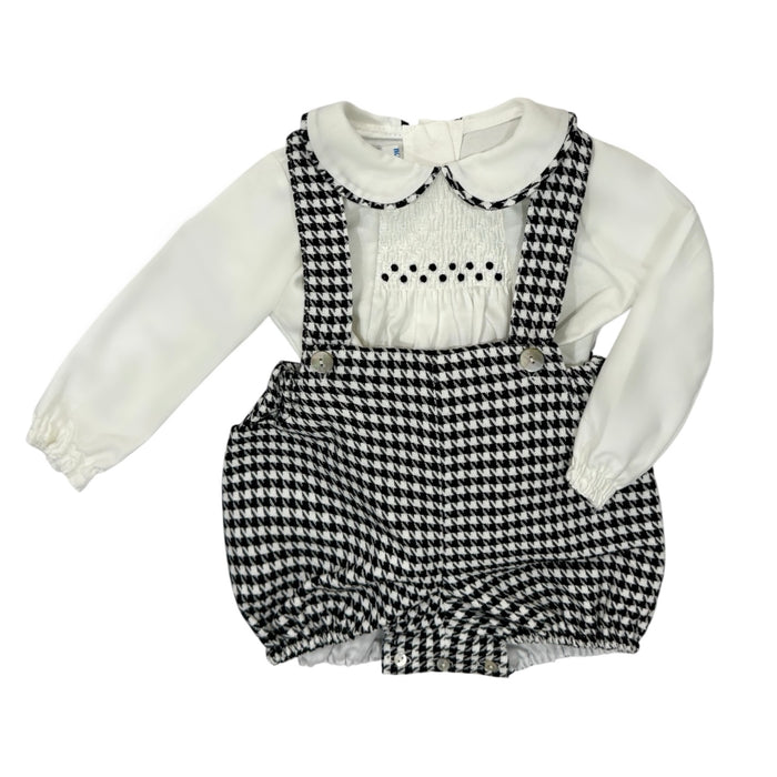 Jack Black/White Houndstooth 2-Piece Set