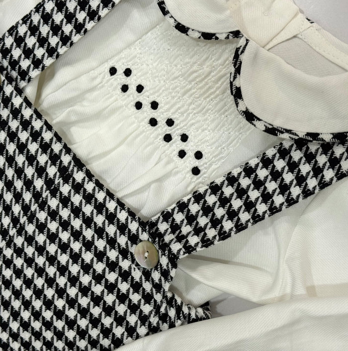 Jack Black/White Houndstooth 2-Piece Set